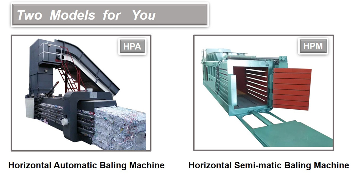 automatic horizontal baler